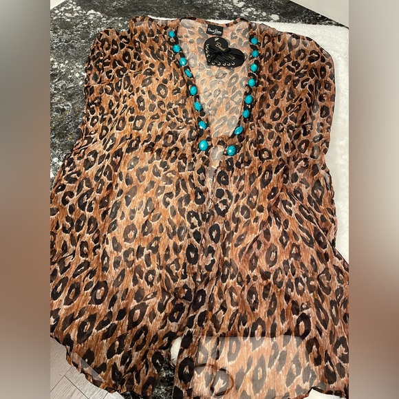 NWT beach bunny bikini coverup size S or M - Picture 12 of 13